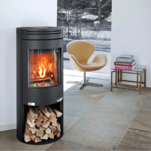 Poêle à bûche ADURO 1.4 noir, 6 kW